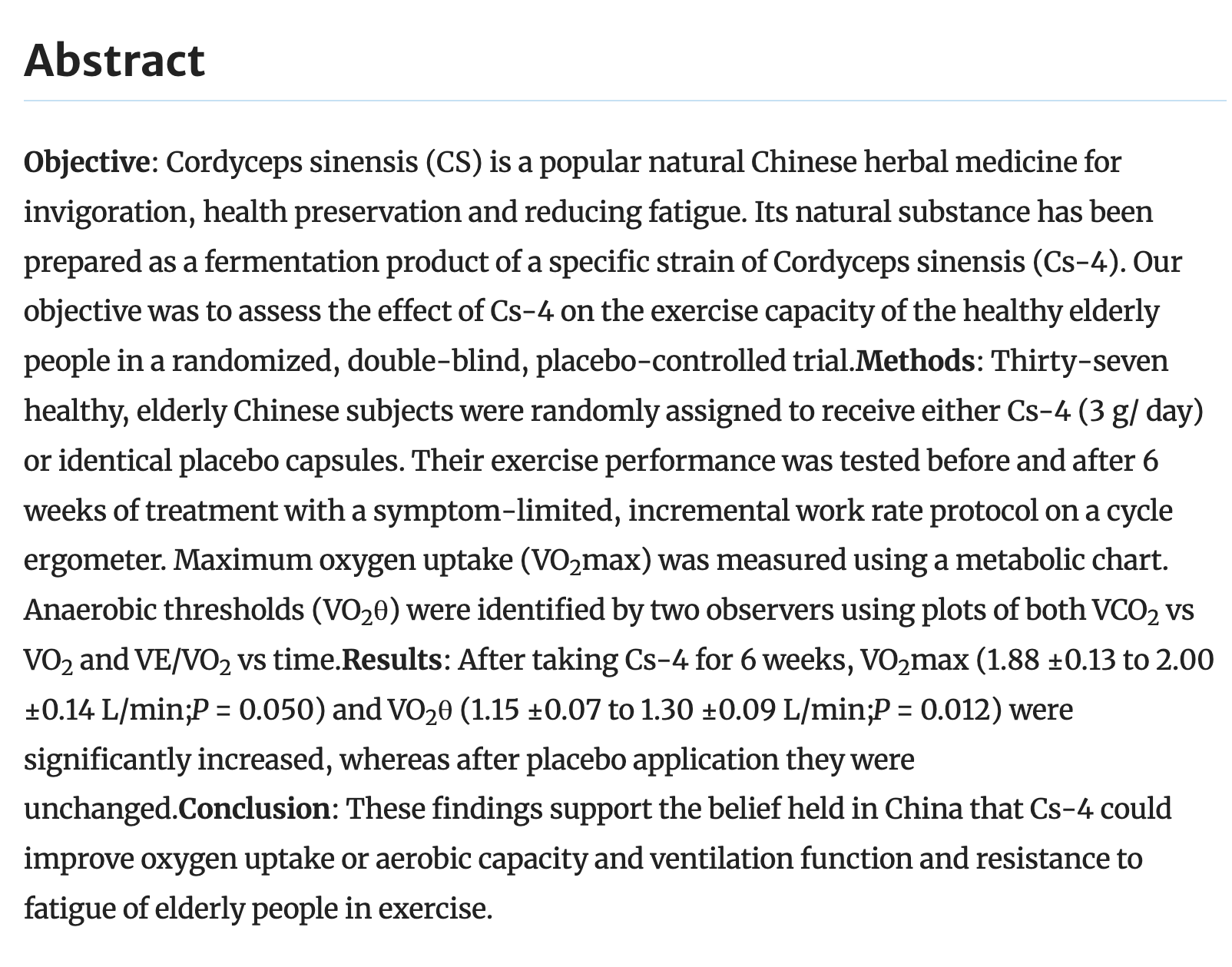 cordyceps for endurance, aerobic capacity, male enhancement